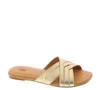UGG Sandalias W Kenleigh para mujer, Oro Metálico, 36 EU