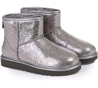 UGG, W Classic Mini Metal Sparkle - Botas de moda, Gunmetal, 39 EU