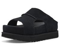 UGG W Goldstar Hi Cutout, Sandalia de mujer, con plataforma y deslizable, Negro , 37 EU