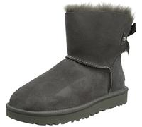UGG Women's Mini Bailey Bow Evergreen Fashion Boot para Mujer, Grey, 38 EU