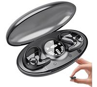 UGIF Auriculares inalámbricos Invisible, Earphones Bluetooth Sleep, Invisible Earbuds Wireless Bluetooth 5.3, Pantalla LED, Cancelación de Ruido Doble, Ipx5 Waterproof, con Caja de Carga