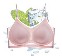 UGIF Ultra Thin Ice Silk Lifting Bra, Sujetador Ultrafino Seda Sin Costuras, Sujetador de Aire de Seda de Hielo para Mujer, Cómodo, Belleza, Espalda, Yoga, Gimnasio, Correr