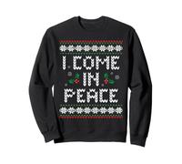 Ugly Christmas I Come In Peace Xmas Matching Hombres Mujeres Niños Sudadera
