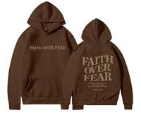 Ugly Christmas Sweater - Sudadera con capucha para mujer con texto en inglés "Jesus Loves You", manga larga, estampado de letras con cordón, sudadera de gran tamaño para mujer, ropa de invierno, R