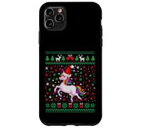 Ugly Christmas Unicorn Santa Hat Funny Xmas Family Carcasa para iPhone 11 Pro MAX