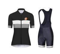 UGLY FROG ESNvDt 2025 Conjunto Camiseta Ciclismo para Mujer, Pantalones Cortos, Ropa Verano Bicicleta Carretera