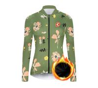 UGLY FROG HLZNANrV01 Maillot De Ciclismo para Mujer, Secado, Elástico Agarrar El Terciopelo,Invierno Cómodo, Camiseta Manga Larga