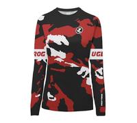 UGLY FROG Manga Larga Ropa de Ciclismo Mujer Maillot de Descenso Enduro del de Locomotora de Bicicleta Todoterreno MTB Jersey SJFWK03