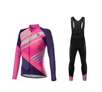UGLY FROG MTB Bike Wear Cycling Jersey Long Sleeve Women Bike Suits Long Bib Pant with Gel Pad Winter Triathlon Clothing