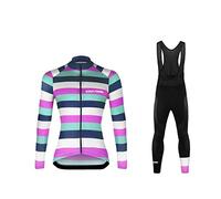 UGLY FROG MTB Bike Wear Cycling Jersey Long Sleeve Women Bike Suits Long Bib Pant with Gel Pad Winter Triathlon Clothing