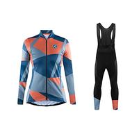 UGLY FROG MTB Bike Wear Cycling Jersey Long Sleeve Women Bike Suits Long Bib Pant with Gel Pad Winter Triathlon Clothing