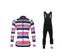 UGLY FROG MTB Bike Wear Cycling Jersey Long Sleeve Women Bike Suits Long Bib Pant with Gel Pad Winter Triathlon Clothing