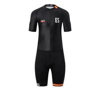 UGLY FROG Ropa Ajustada para Ciclismo De Verano Hombre, Manga Corta, Transpirable, Negro, Talla M