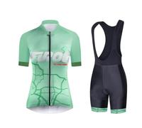 UGLY FROG Ropa de Ciclismo para Mujeres Traje de Ciclismo Camisa de Ciclismo de Manga Corta y Pantalones Cortos de Ciclismo con Almohadilla de montaña Transpirable
