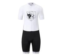 UGLY FROG Traje de triatlón de Manga Corta Pro Trisuit de los Hombres para Ironman, Traje de triatlón de Manga Corta Trisuit SpeedSuit Skinsuit Sike