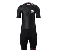 UGLY FROG Traje de triatlón para hombre, acolchado, de una pieza, trisuit para bicicleta, top corto, trisuit de una pieza, run, cycle, natación