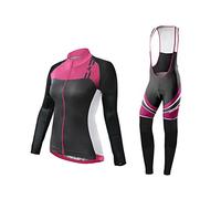 UGLY FROG Uglyfrog Designs Ciclismo Jersey Mujers Bicicleta Ropa Camiseta de la Bicicleta Top MTB Jersey Manga Larga Invierno Fleece Warm Verano,Ciclismo Bodies with Largo Correa Pantalones DXWZ02