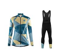 UGLY FROG Uglyfrog Designs Ciclismo Jersey Mujers Bicicleta Ropa Camiseta de la Bicicleta Top MTB Jersey Manga Larga Invierno Fleece Warm Verano,Ciclismo Bodies with Largo Correa Pantalones