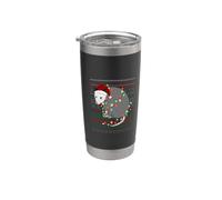 Ugly Possum Christmas Funny Colorful Cute Christmas Lights Vaso térmico de acero inoxidable de doble pared