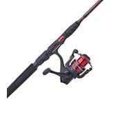 Ugly Stik Combo de caña de Pescar y Carrete de Carbono de 6 pies 6 Pulgadas, Carrete de 20 tamaños, caña de Pescar de 2 Piezas, Potencia de caña Media, clasificación de línea de 6 a 12 Libras