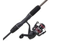 Ugly Stik GX2 - Combo de Carrete Giratorio Juvenil y caña de Pescar de 5 pies 6 Pulgadas, Rojo/Dorado, 2 Piezas, Grafito y Fibra de Vidrio con diseño de Punta Transparente