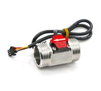 UGLYAF 1/2" 3/4" 1'' 1-1/4'' 1-1/2'' 2 pulgadas Acero inoxidable Hall Flow Sensor de Flujo de Agua Sensor de Flujo Control Interruptor de Sensor de Líquido (Tamaño: 1-1/4")