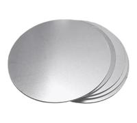UGLYAF Placa Circular de Aluminio, Disco de Aluminio, con un diámetro de 100, 150, 200, 300 mm y un Espesor de 1,0/1,5/2,0/2,5/3,0-8,0 mm(1.0x200mm2pcs)