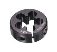 UGMVKSGSD Matriz de roscado Redondo M15 x 0,5, Rosca métrica de 38 mm de diámetro Exterior, Ajustable, de Acero de Alta Velocidad (HSS), para Mano Derecha, para reparación de roscas.