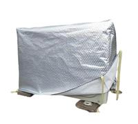 UGNMDFGH Funda para Aire Acondicionado Exterior, Impermeable y Resistente al Sol, de Tejido Polar de algodón Grueso, con película de Aluminio, 98 x 40 x 75 cm (39 x 16 x 30 Pulgadas) - Prot