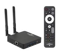 Ugoos AM9 TV Box Android 14.0 Amlogic S905x5 4 GB de RAM 64 GB de ROM 2.4G/5G Wi-Fi Dual Ethernet 1000M USB 3.0 BT5.2 Soporte AV1 VP9 H.265 4K HDR