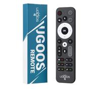 Ugoos Mando a Distancia BT UR02 con conexión por Infrarrojos y Bluetooth, para Ugoos TV Box, micrófono Integrado para búsqueda de Voz, detección giroscópica