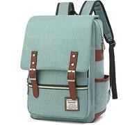 UGRACE Mochila delgada para portátil de negocios, elegante, casual, para deportes al aire libre, escuela, bolsa de hombro para hombres y mujeres, resistente al desgarro, mochila única para viajar para MacBook de hasta 15.6 pulgadas, color verde
