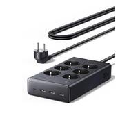 UGREEN 10 EN 1 Regleta Enchufe Multiple 6 Tomas AC 4 USB PD 20W 3680W 16A