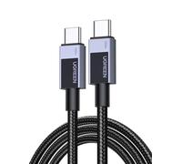UGREEN 100W Cable USB C Carga Rápida PD 3.0, Tipo C 20V 5A con Carcasa de Aluminio Trenzado Nylon, Compatible con MacBook Air, Dell, iPad, iPhone 17 Pro Max Air/16/15, Galaxy S25 S24, Pixel 9/8.3M