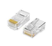 Ugreen 100x extremos de enchufe para RJ45 8P8C (UTP Cat5 / Cat5e) - Transparente