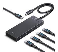 UGREEN 10Gbps Hub USB C 3.2 Gen 2 Adaptador 4 Puertos Tipo C con PD 100W Carga Rápida Compatible con iPhone 17 Pro MAX Air MacBook iPad Pro Air Surface Galaxy S24