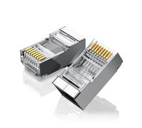 Ugreen 10x extremos de enchufe para RJ45 8P8C (UTP Cat6 / Cat5 / Cat5e) - Plata