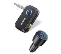 UGREEN 130W Cargador de Coche USB C y Receptor Bluetooth 6.0 LDAC Adaptador