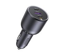 UGREEN 130W caricatore rapido per auto 3 porte grigio