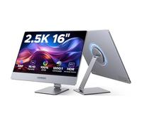 UGREEN 2.5K Monitor Portátil de 16 Pulgadas QHD Pantalla IPS 2560 1600@165Hz 2 Puertos USB C Mini HDMI HDR400 500 nits Color 100% sRGB Soporte Magnético Compatible con Mac Portátil PC PS5 Switch