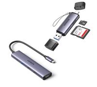 UGREEN 2 en 1 Lector Tarjetas SD USB C USB 3.0 Adaptador Tarjeta de Memoria SD UGREEN Revodok 105 Hub USB C HDMI 4K Adaptador Tipo C 5 en 1 con