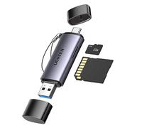 UGREEN 2 en 1 Lector Tarjetas SD USB C USB 3.0 Adaptador Tarjeta de Memoria SD y Micro SD Card Reader Tipo C Compatible con iPhone 17 Pro MAX Air MacBook Pro Air iPad Pro Galaxy S25 S24