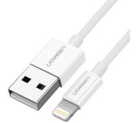 CABLE UGREEN USB-A MALE A LIGHTNING MFI 1M WHITE