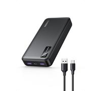UGREEN Power Bank 20000mAh 22.5W Batería Externa con Cable USB C Cargador Portátil PD 20W con Pantalla LED Compatible con iPhone 17 Pro MAX Air 16, Galaxy S25 S24 S23 Ultra, Pixel 10
