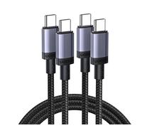 UGREEN 2Pack 3M Cable USB C 240W Carga Rápida PD 3.1, Type C Trenzado Nylon Carcasa de Aluminio, Compatible con MacBook Air, Dell, iPhone 17 Pro Max Air/iPhone 16, Galaxy S25 S24, Pixel 10/9.