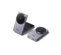 UGREEN 45023 Cargador Magnético Inalámbrico 2 en 1 Plegable 15W Qi2 MagSafe para iPhone y AirPods