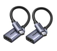 UGREEN 4K 30Hz Mini DisplayPort a HDMI Adaptador Thunderbolt 1/2 Unidireccional Convertidor Mini DP a HDMI 2K 60Hz 1080P 120Hz Compatible con Mac Mini MacBook Air Pro Monitor HDTV Proyector (1 Pieza)