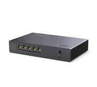 UGREEN 5 Puertos 2,5G Ethernet Switch Conmutador de Red LAN Non Gestionado Carcasa Plástico Ajuste Dúplex, Hub RJ45 para TV/Portátil/Enrutador/Monitor