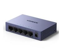 UGREEN 5 Puertos Gigabit Switch Gestionable de Red LAN 1000Mbps RJ45 Plug and Play QoS VLAN Agregación de Enlaces Bajo Consumo Carcasa Metálica Resistente