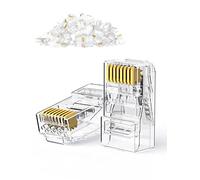 UGREEN 50 Unidades de Conector RJ45 Clavijas LAN 8 Pin para Cable Ethernet Cat5e/5 Gigabit 1000Mbps Compatible con PC Router Switch